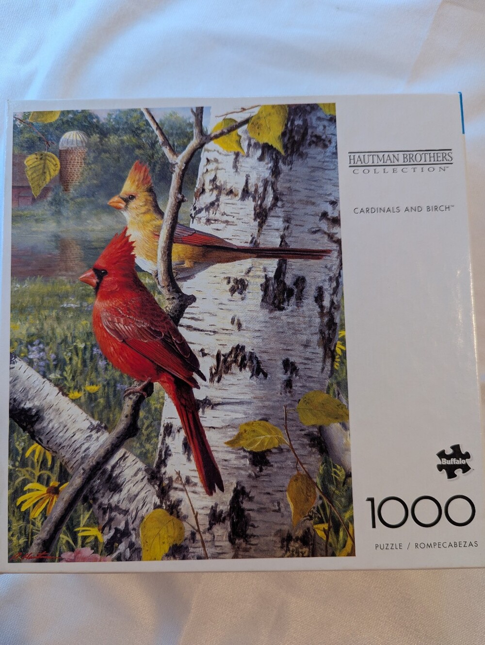Cardinals & Birch Hautman Brothers Collection 1000 Pc Puzzle By Buffalo BNew - Picture 2 of 6